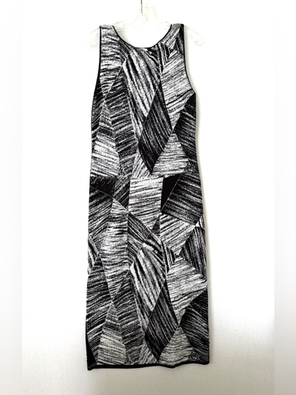 Sarah Pacini Bicolor Jacquard Knitted Maxi Dress - Picture 5 of 11